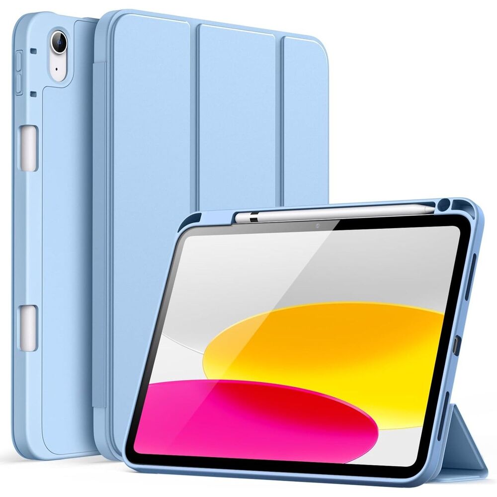 JETech Slim Stand Case for iPad (A16) 11th / 10th Gen (10.9" / 11") - Blue